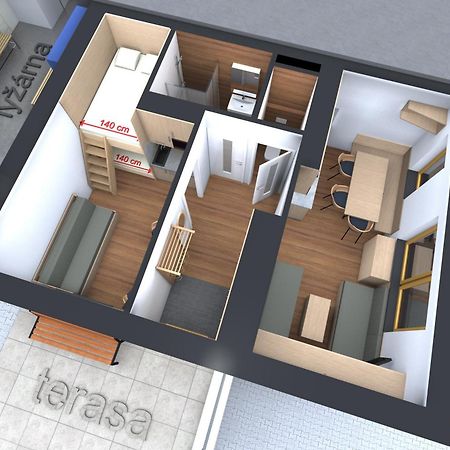 U Kralika, Apartman E, 50M Od Lanovky A Bobove Drahy, Parkovani Zdarma Dolní Morava Eksteriør bilde